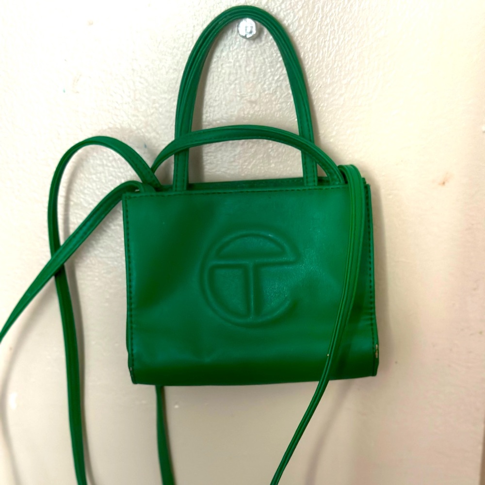 green tort bag